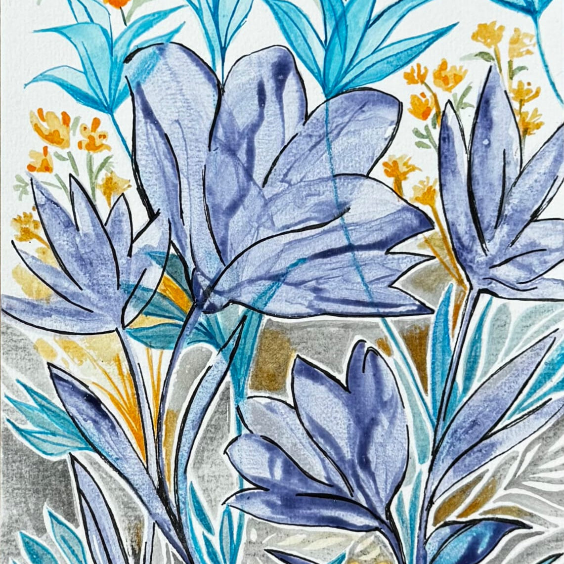 Blue Bouquet